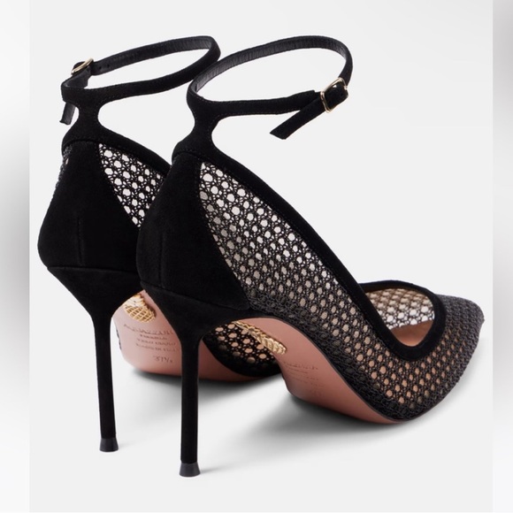 Aquazzura Asha Mesh Pumps - Picture 3 of 16